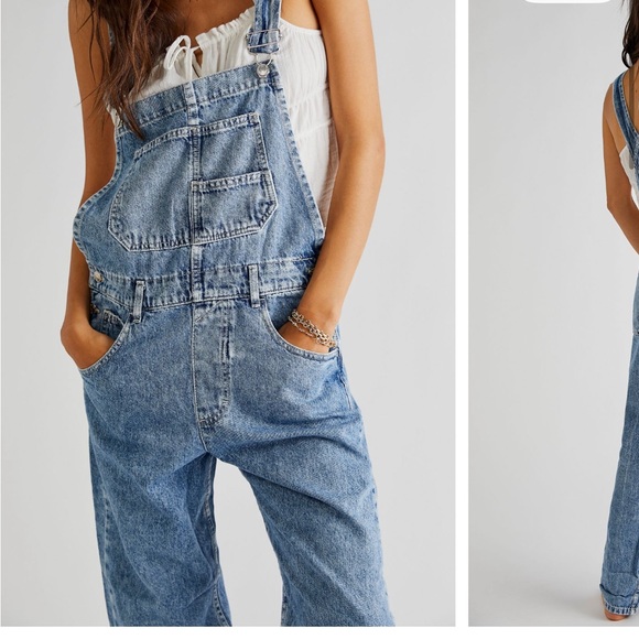 Free People Denim - free people ziggy overalls